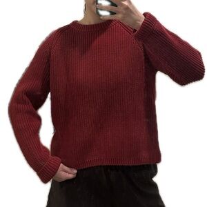 Quince 100% Organic Cotton Fisherman Crew Sweater